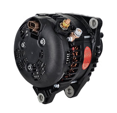 Powermaster 245 Amp Denso Alternator, 6-Groove Solid Pulley, Black Finish 51626