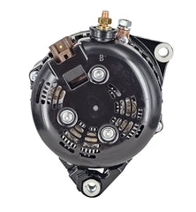 Powermaster 245 Amp Denso Alternator, 6-Groove Decoupler Pulley, Black Finish 54005