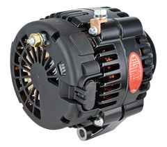 Powermaster 165 Amp AD230 Alternator for GM, 3 in. 6-Groove Underdrive Pulley, 1-Wire or OE Hookup, Black Finish 582473