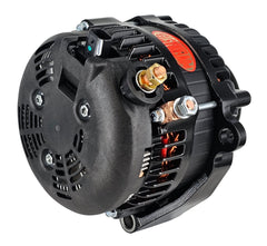Powermaster 245 Amp Denso Alternator, 3 in. 6-Groove Underdrive Pulley, 2-Pin OE Hookup, Black Finish 585503