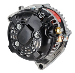 Powermaster 175 Amp Denso Alternator, 6-Groove Decoupler Pulley, 1-Wire, Polished Finish 821794-1