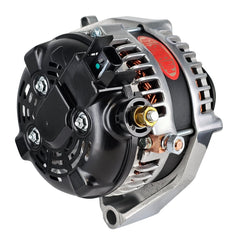 Powermaster 175 Amp Denso Alternator, 6-Groove Decoupler Pulley, Polished Finish 821794