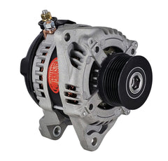 Powermaster 175 Amp Denso Alternator, 6-Groove Clutch Pulley, Natural Finish 841625