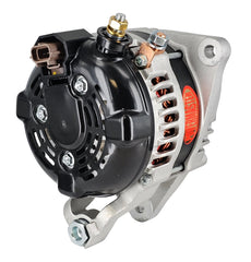 Powermaster 175 Amp Denso Alternator, 6-Groove Solid Pulley, Natural Finish 841626
