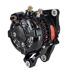 Powermaster 175 Amp Denso Alternator, 6-Groove Solid Pulley, Black Finish 851626