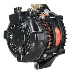 Powermaster HPR 180 Amp Alternator for GM, 1-Groove V-Belt Pulley, 18.2V Preset, Black Finish 8578011-18.2
