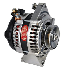 Powermaster 175 Amp Alternator, 1-Groove V-Belt Pulley, Polished Finish 8867141