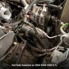 PPE Diesel 19-25 RAM 6.7L Cummins Hot and Cold Side Intercooler Charge Pipe Kit Raw 215022000