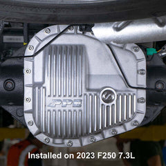 PPE Diesel 23-25 Ford SuperDuty Sterling 11.6 Inch- 16 Bolt Heavy-Duty Cast-Aluminum Rear Differential Cover-Raw 338052200