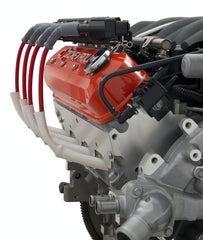 PROFORM 141-262 Engine Valve Covers; Slant-Edge Style; Die Cast; Black w/Bowtie Logo; LS Engines