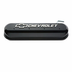 Proform Engine Valve Covers Slant-Edge Style w/Bowtie Logo Fits GM LS Liquid Black PN. 141-268