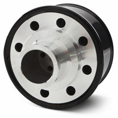 Proform Slant-Edge Aluminum Breather Cap Raised Bowtie Emblem Push-In Liquid Black PN. 141-849
