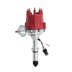 Top Street Performance JM7724R Pro Series Ready to Run Distributor Red Cap