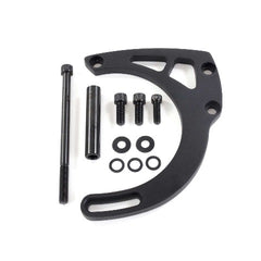 Top Street Performance JM9131BK Chevy SB LWP, Mid Mount, Aluminum Alternator Bracket Kit, Black
