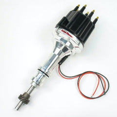 PerTronix D130810 D130810 Elec Dist Billet Ford SB w/Ignitor II Non Vac Adv. Black Male Cap