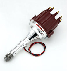 PerTronix D151811 Elec Dist Billet Buick V8 215-350 w/Ignitor II Non Vac Adv. Red Male Cap