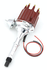 PerTronix D160711 Elec Dist Billet AMC V8 w/Ignitor II Vac Adv. Red Male Cap