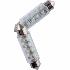 PROWORX Festoon 42MM 8LED AMBER Pair PW42MMA