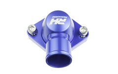 Redhorse Performance 4910-350-24-1 Aluminum Water Neck 1.50in Hose for Chevy V8 All ENGINE - Blue