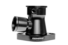 Redhorse Performance 4910-383-20-2 1.25in hose Aluminum Filler Neck for all v8 Chevy - Black