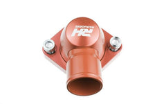 Redhorse Performance 4910-455-24-3 Aluminum Water Neck 1.50in Hose for Pontiac V8 ENGINE - Red