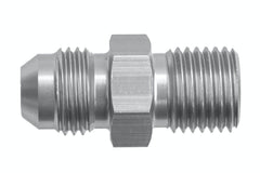 Redhorse Performance 8161-04-10-5 -04 Male AN/JIC flare to M10x1.0 inverted adapter - clear