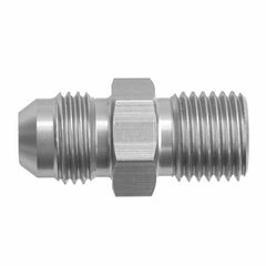 Redhorse Performance 8161-10-12-5 -10 Male AN/JIC flare to M12x1.5 inverted adapter - clear