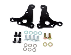 Ridetech 12129509 Front caliper brackets for S550 brakes with Ridetech 79-93 Mustang SLA.
