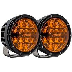 RIGID Industries 360-Series 6 in. Amber PRO LED Spot Lights, Pair 36210
