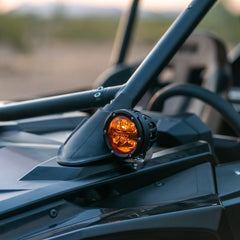RIGID Industries Polaris RZR Pro R/Turbo R 360-Series Amber PRO A-Pillar Light Kit 41652