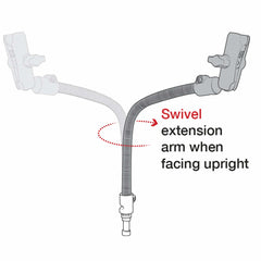 RAM Quick Release 18" Arm Extension for Wheelchairs - B Size