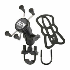 RAM?X-Grip Phone Mount with Handlebar U-Bolt Base - Short Arm