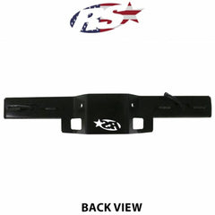 Race Sport Lighting 2021-2022 Ford F150 Hitch Bar Reverse 7in LED Flood Lighting Heavy Duty Bolt-On Blacked Out Kit with Heated Lens and Dual End Light Cap F150HB21UP