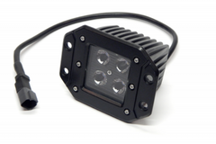 Southern Truck 79915 3-inch X 3-inch 16W Square Flush Mount LED Light Flood