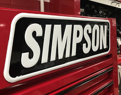 Simpson Motorcycle Sign Merchandiser PN. SIGNMOTO