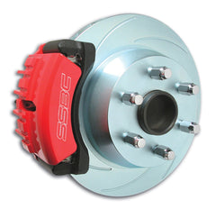 SSBC-USA A126-38R Disc Brake Kit-Rear-3-Piston Tri-Power-14in. Rotors-99-07 GM 1/2 ton Trucks-Red