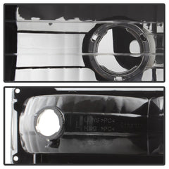 XTUNE POWER 9037405 GMC C K Series 1500 2500 3500 94 98 GMC Sierra 94 98 GMC Suburban 1500 2500 94 99 Chevy Suburban 94 98 GMC Yukon 94 99 ( Not Compatible With Seal Beam Headlight ) Headlights with Corner and Parking Lights 8pcs sets Black