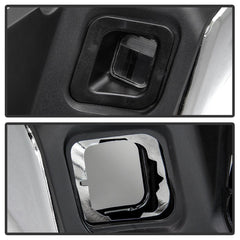 XTUNE POWER 9046964 OEM Style Steel Rear Bumper Chrome ( Brackets Hardware And Step Pads Included ) ( OEM Part # CH1103117 )