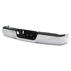 XTUNE POWER 9046964 OEM Style Steel Rear Bumper Chrome ( Brackets Hardware And Step Pads Included ) ( OEM Part # CH1103117 )