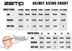 ZAMP Racing RZ-57V SNELL SA2025 Matte Gray X-Small Z-20 Clear Shield H78315FXS