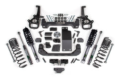 Zone Offroad 6 Susp Lift Kit (Large Bore) 5 Rear Lift Coil Spring - Nitro Loaded Struts ZOND150LN