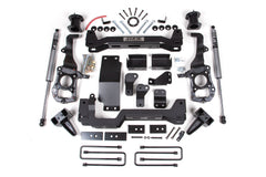 Zone Offroad 6 Suspension Lift Kit 5 Rear Lift Block - Nitro Loaded Struts Nitro Shocks ZONF90LN