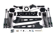 Zone Offroad 2025-2026 Ram 2500 4wd (Diesel) 4" Radius Arm Suspension Lift Kit, 2.5" Rear Lift Fox Shocks ZOND154F
