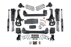 Zone Offroad 2015-2019 Ford F150 4wd 4" Suspension Lift Front Strut Spacer, Rear Block Fox Shocks ZONF47F