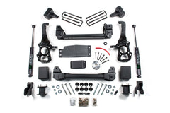Zone Offroad 2015-2019 Ford F150 4wd 4" Suspension Lift Front Strut Spacer, Rear Block Fox Shocks ZONF47F