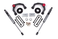 Zone Offroad 3 Adventure Lift Kit 2 Rear Lift Block - Nitro Loaded Struts Nitro Shocks ZONF66LN