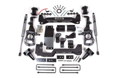 Zone Offroad 4 Suspension Lift Kit 3 Rear Lift Block - Nitro Loaded Struts Nitro Shocks ZONF91LN