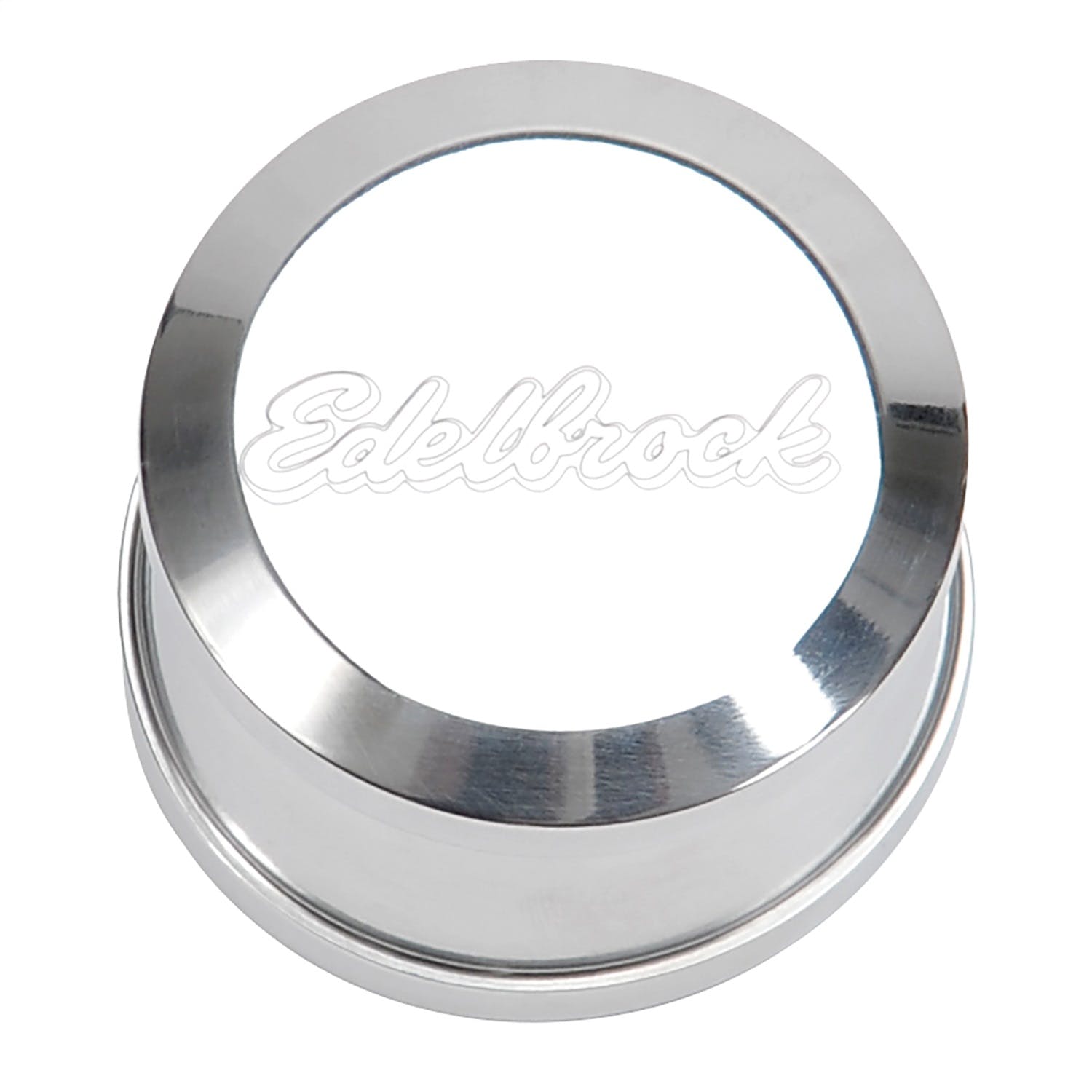 Edelbrock 4213 Push-in Round Billet Aluminum Breather - Polished