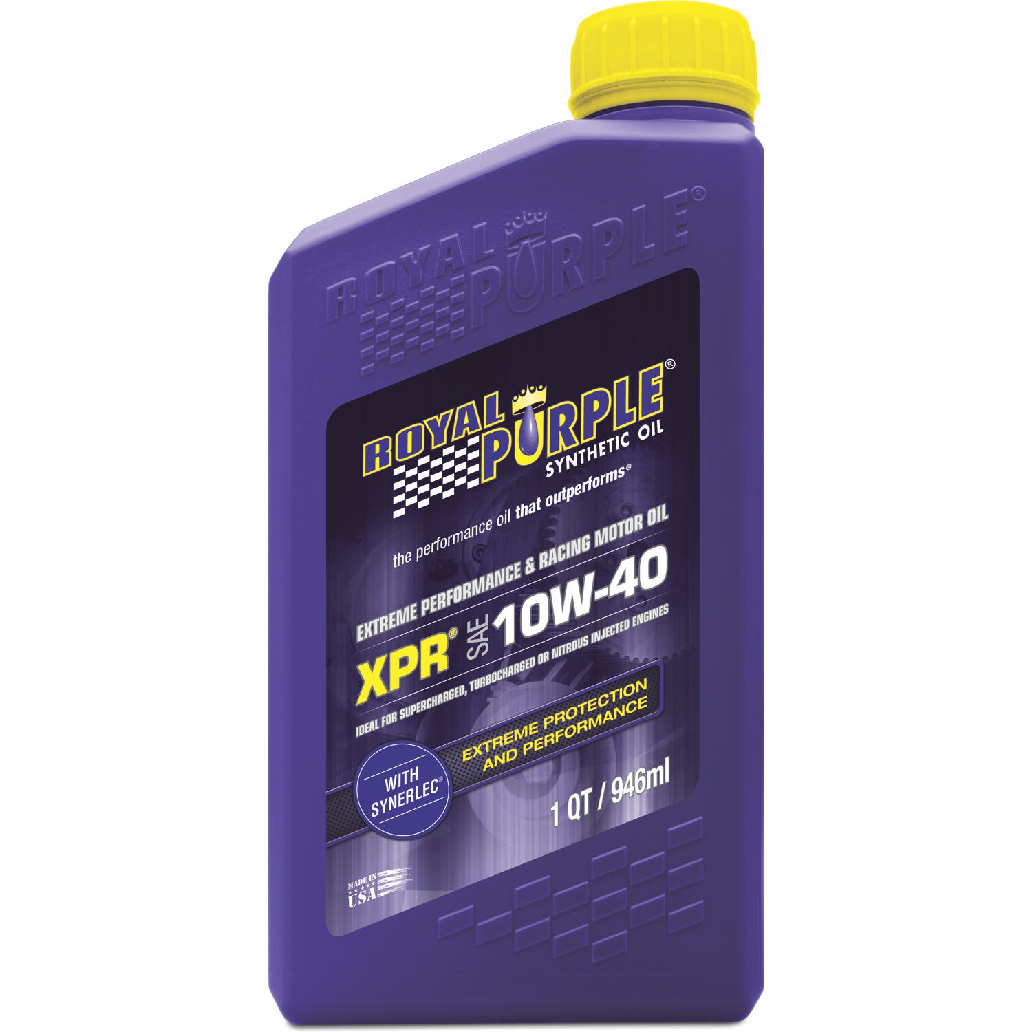Royal Purple 01041 10W-40 XPR Engine Oil Qt. Bottle