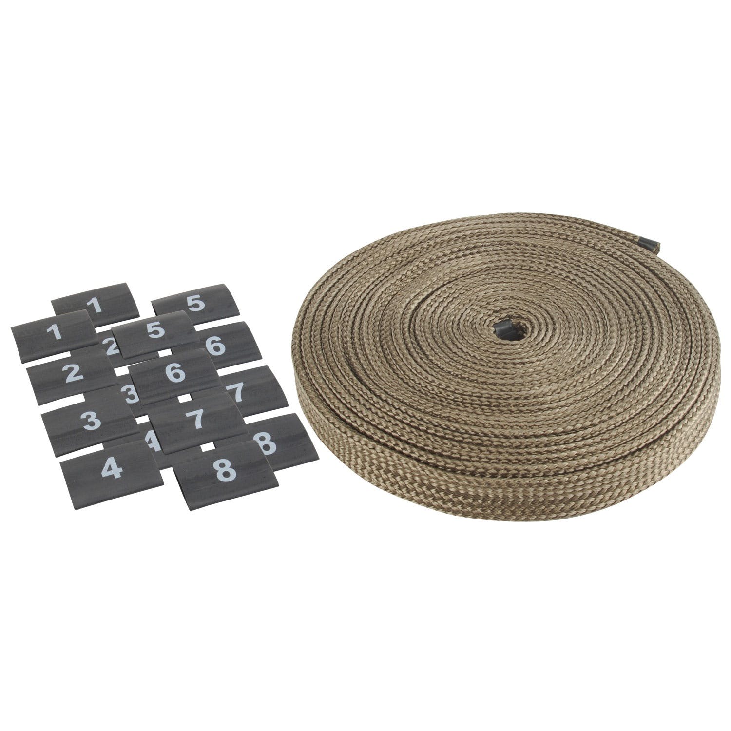 Design Engineering, Inc. 10603 Protect-A-Wire - 8 Cylinder - 25ft - Titanium Sleeving w/Wire Markers